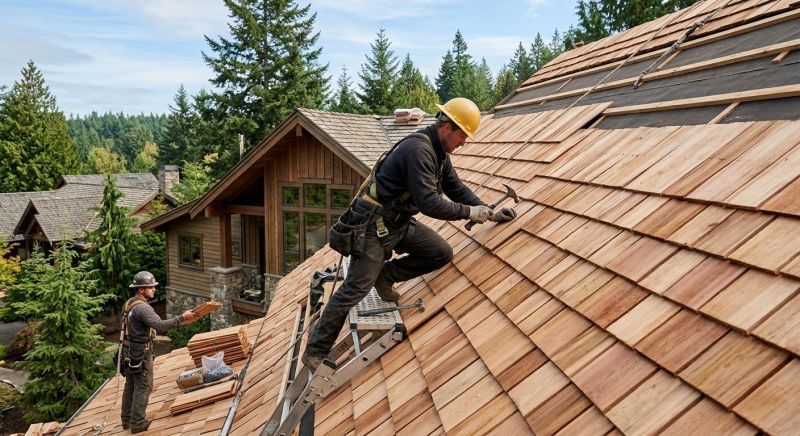 Cedar Roof Construction in Addison County, VT