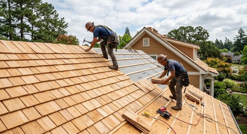 Cedar Roof Installation in Bristol, VT