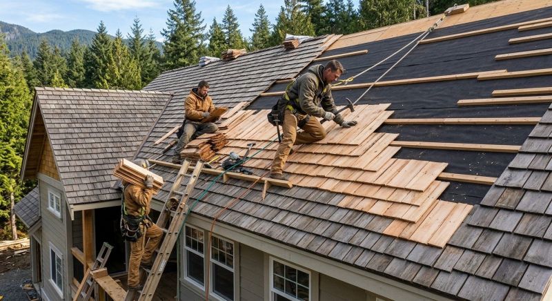 Cedar Roof Installation in Pittsfield, VT