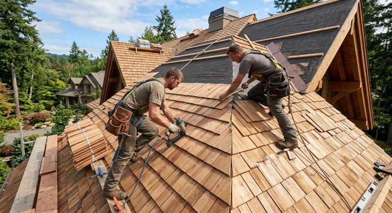 Cedar Roof Installation in Vergennes, VT