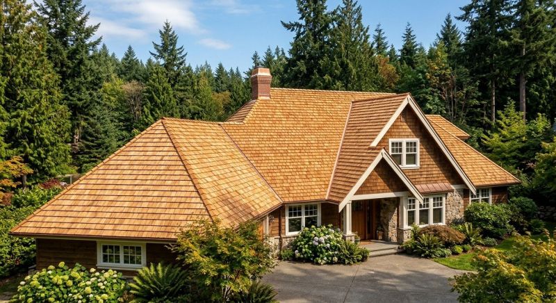 Cedar Roof Installation in Waitsfield, VT