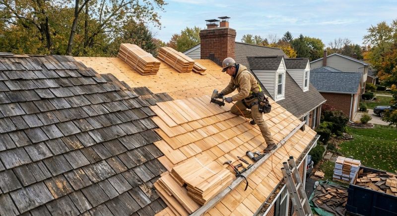 Cedar Roof Replacement in Bristol, VT