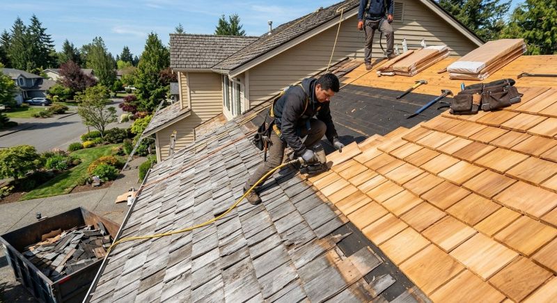 Cedar Roof Replacement in Addison County, VT