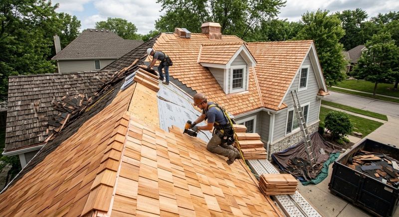 Cedar Roof Replacement in Vergennes, VT