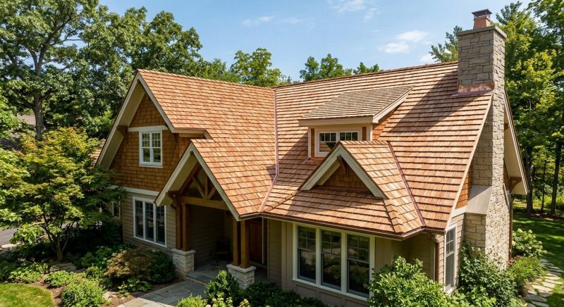 Cedar Shake Roof Construction in Addison County, VT