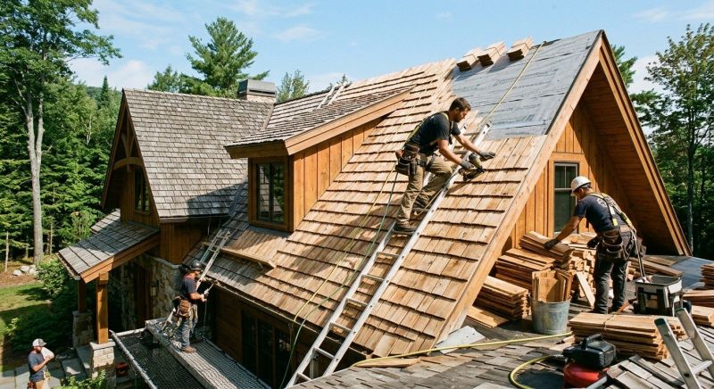 Cedar Shingles Replacement in Warren, VT