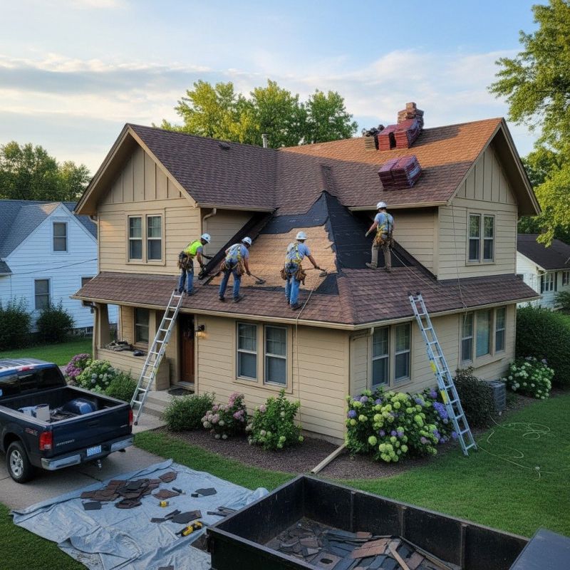 Damaged Roof Replacement in Pittsfield, VT