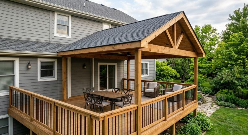 Deck Roof Construction in Addison County, VT