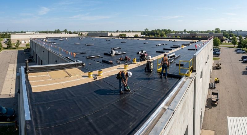 Flat Roof Installation in Brandon, VT