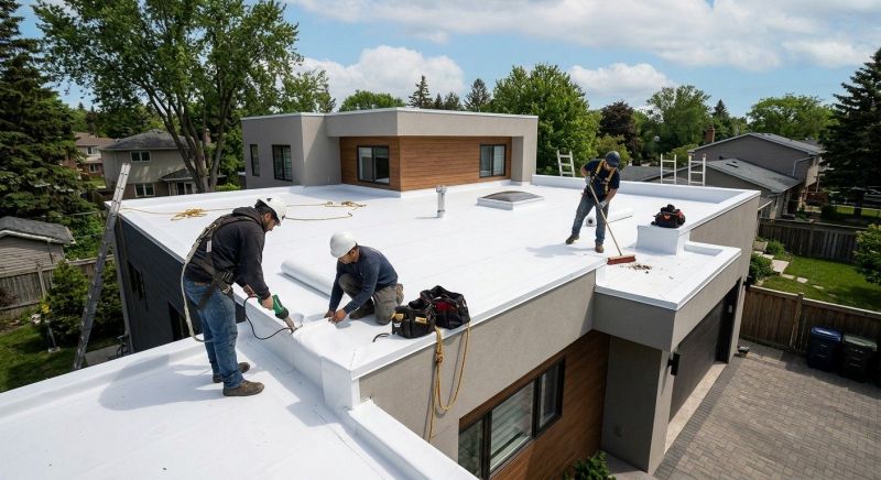 Flat Roof Installation in Ticonderoga, NY