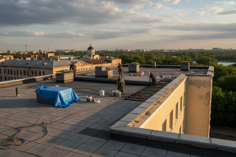 Flat Roof Replacement in Pittsfield, VT