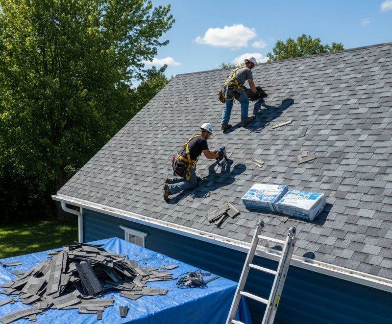 Shingle Roof Replacement in Brandon, VT