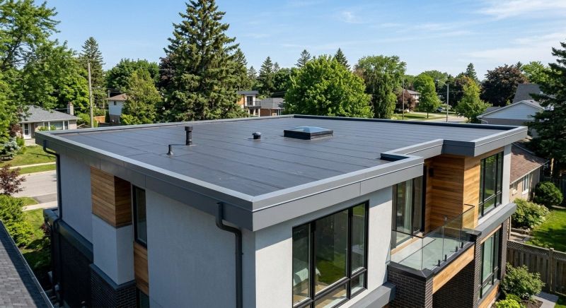 Single Ply Roof Installation in Pittsfield, VT