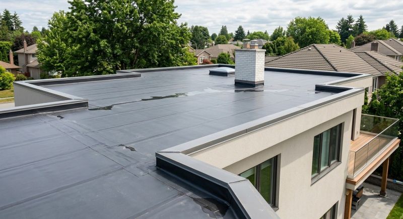 Single Ply Roof Installation in Vergennes, VT