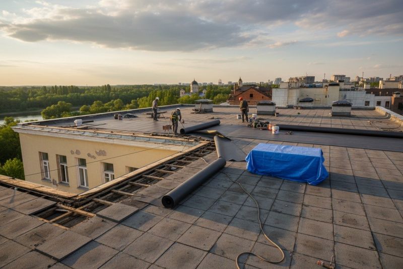 Single Ply Roof Replacement in Pittsfield, VT