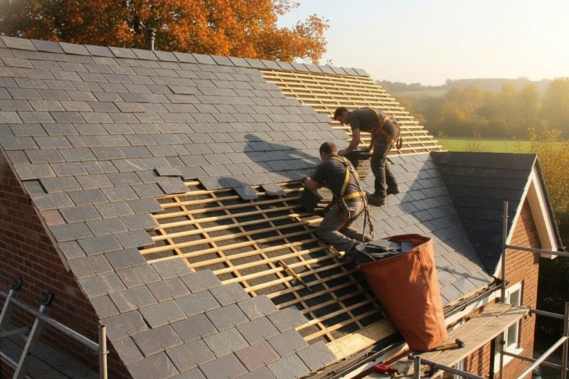 Slate Roof Replacement in Huntington, VT
