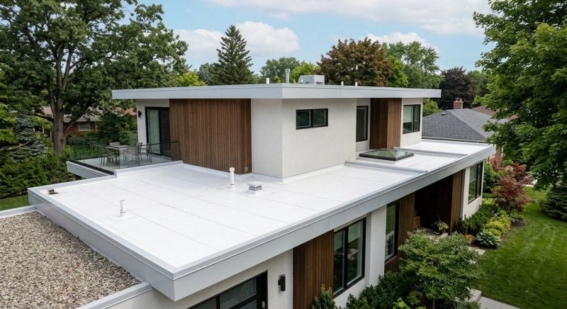 Tpo Roof Installation in Huntington, VT