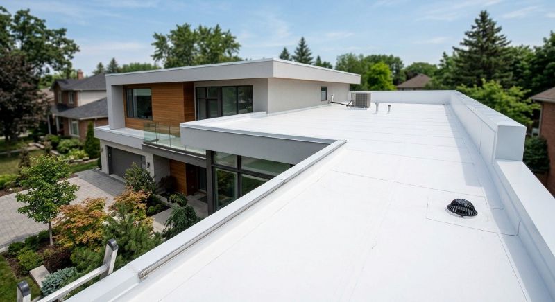 Tpo Roof Installation in Middlebury, VT