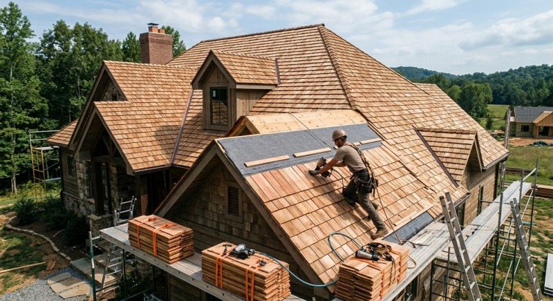 Wood Roofing Installation in Middlebury, VT