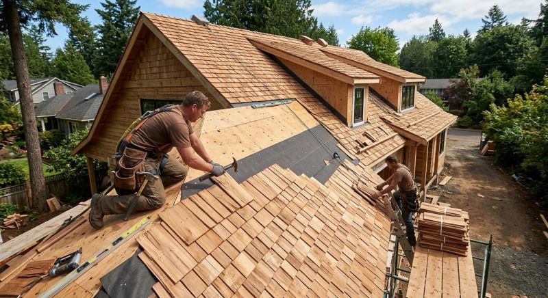 Wood Roofing Installation in Waitsfield, VT