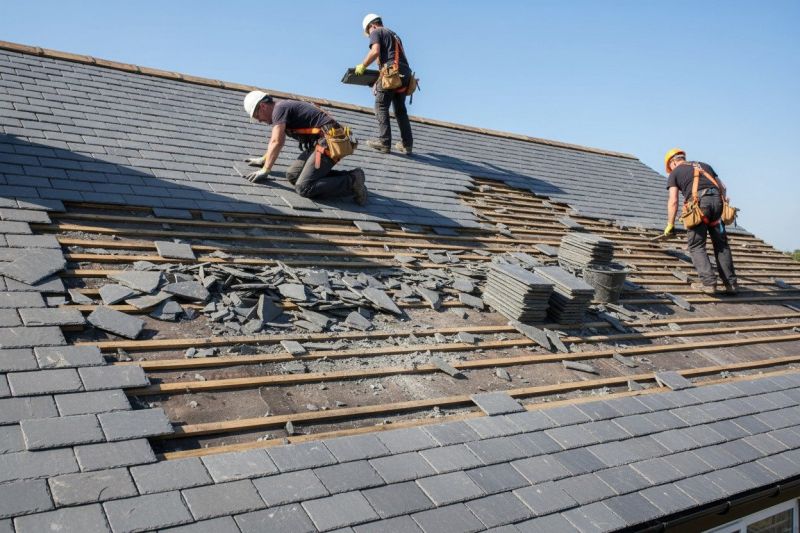 Slate Roof Replacement in Brandon, VT